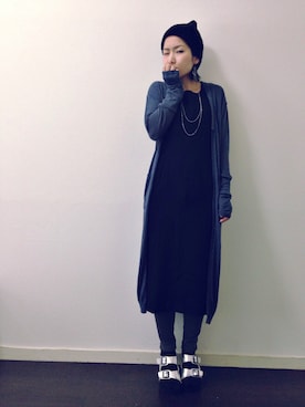 「GIVENCHY（ジバンシイ）のアイテム（ワンピース/ドレス）」を使った、のぐちさん（レディース・163cm）の春コーディネート