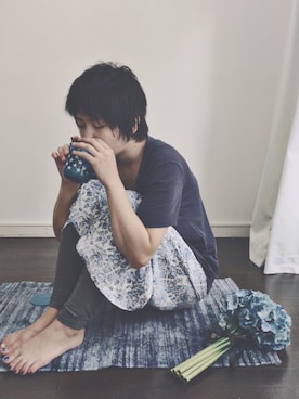「すっぴん」｜「アイテム（その他）」を使った、のぐちさん（レディース・163cm）の夏コーディネート