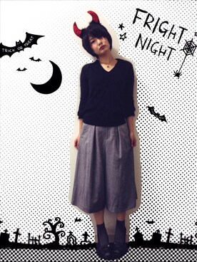「Halloween 2015」｜のぐちさん（レディース・163cm）の秋コーディネート