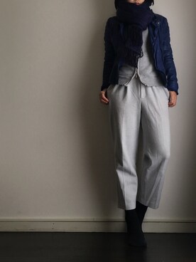 「muubaa（ムーバー）のアイテム」を使った、のぐちさん（レディース・162cm）の冬コーディネート