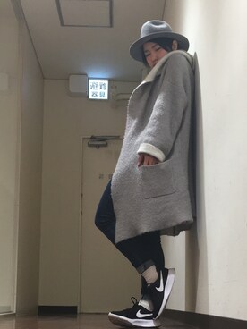 「フェリシモ（フェリシモ）のアイテム（その他アウター）」を使った、のぐちさん（レディース・162cm）の春コーディネート