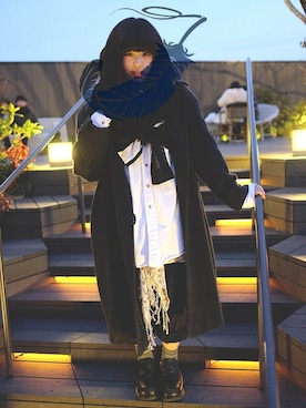 「NOのアイテム（その他アウター）」を使った、matkaさん（レディース・157cm）の冬コーディネート
