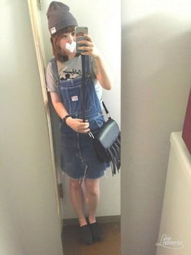 「ツナギもん好き」｜piyonさん（レディース・156cm）の夏コーディネート