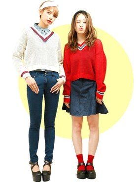 佐々木まゆさん（レディース・167cm）の春コーディネート