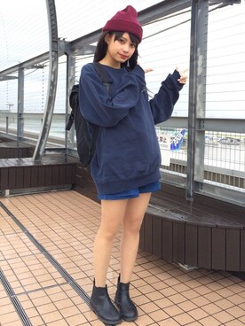 佐々木まゆさん（レディース・167cm）の春コーディネート