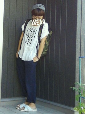 しぃさん（レディース・151cm）の夏コーディネート