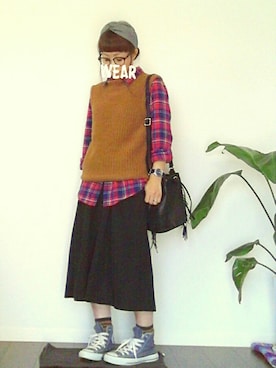 しぃさん(レディース・151cm)の秋コーディネート