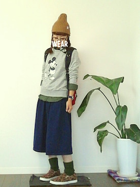 しぃさん（レディース・151cm）の秋コーディネート