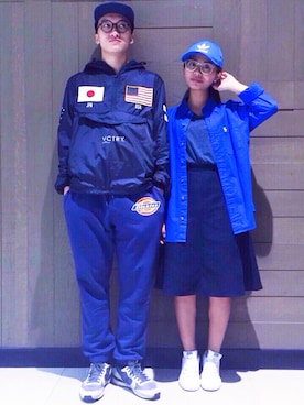 「LESS（レス）のアイテム（キャップ）」を使った、bluegirlさん（レディース・156cm）の秋コーディネート