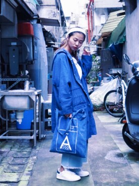 「A ROOM MODELのアイテム（バッグ）」を使った、bluegirlさん（レディース・156cm）の冬コーディネート