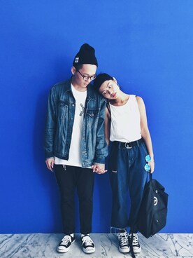 「HYPE（ハイプ）のアイテム（バッグ）」を使った、bluegirlさん（レディース・156cm）の春コーディネート