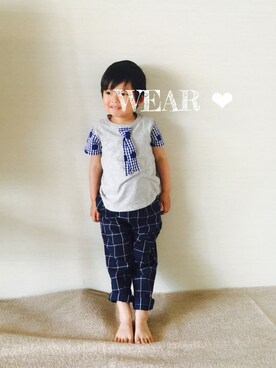 sacchiさん（キッズ・100cm）の春コーディネート