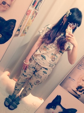 「あちゃちゅむ」｜「アイテム（オールインワン・サロペット）」を使った、でらおさん（レディース・168cm）の春コーディネート