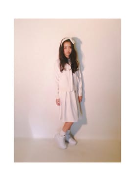 「ASBEE」｜優津季さん（レディース・165cm）の冬コーディネート