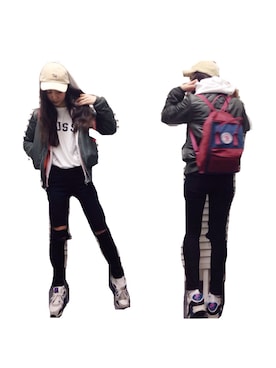 「カンケンBAG」｜優津季さん（レディース・165cm）の春コーディネート