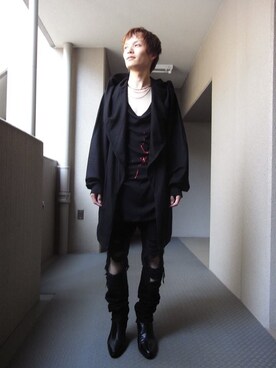「banal chic bizarre」｜「アイテム（ブーツ）」を使った、freeさん（メンズ・163cm）の夏コーディネート