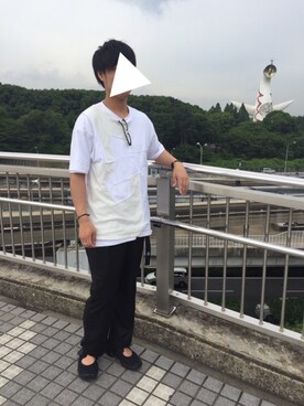 「OPENING CEREMONY（オープニングセレモニー）のアイテム（Tシャツ/カットソー）」を使った、けーくんさん（メンズ・175cm）の夏コーディネート