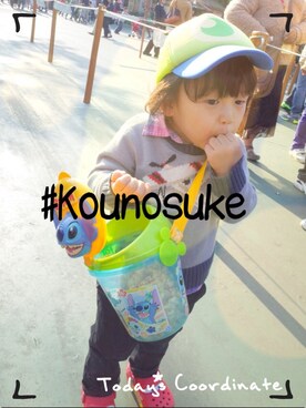 「kounosuke」｜Kounosuke  さん（メンズ・90cm）の春コーディネート