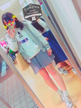 「choosy chu（チュージーチュー）のアイテム」を使った、Yuri  Shiraishiさん（レディース・150cm）の春コーディネート