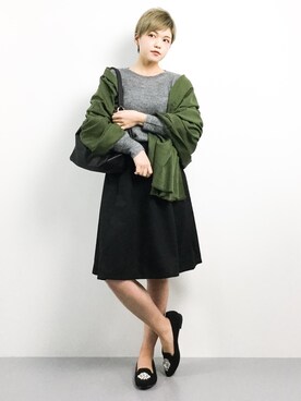 阿久津友里さん（レディース・165cm）の冬コーディネート