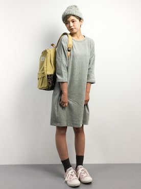 阿久津友里さん（レディース・165cm）の冬コーディネート