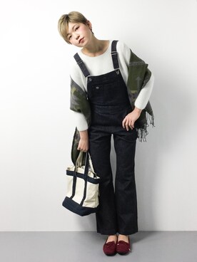 阿久津友里さん（レディース・165cm）の冬コーディネート