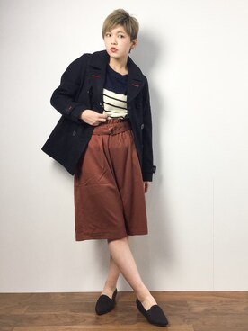 阿久津友里さん（レディース・165cm）の冬コーディネート