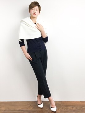 阿久津友里さん（レディース・165cm）の冬コーディネート