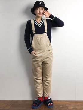 阿久津友里さん（レディース・165cm）の冬コーディネート