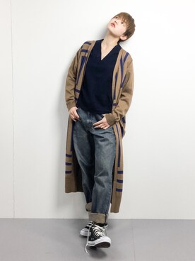 阿久津友里さん（レディース・165cm）の冬コーディネート