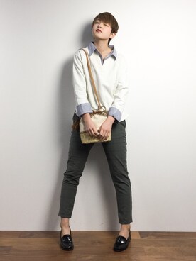 阿久津友里さん(レディース・165cm)の冬コーディネート