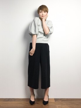 阿久津友里さん（レディース・165cm）の冬コーディネート