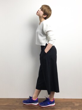 阿久津友里さん（レディース・165cm）の冬コーディネート