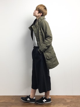 阿久津友里さん（レディース・165cm）の冬コーディネート