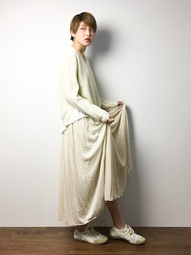 阿久津友里さん（レディース・165cm）の冬コーディネート