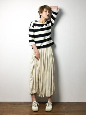 阿久津友里さん（レディース・165cm）の冬コーディネート