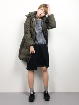 阿久津友里さん（レディース・165cm）の冬コーディネート