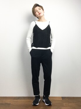 阿久津友里さん（レディース・165cm）の冬コーディネート