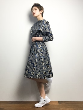 阿久津友里さん（レディース・165cm）の冬コーディネート
