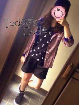 「バーベキュー」｜「アイテム（その他アウター）」を使った、marikoさん（レディース・155cm）の秋コーディネート