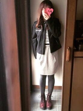 marikoさん（レディース・155cm）の冬コーディネート