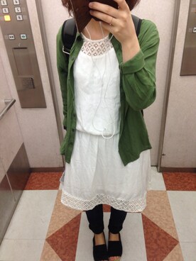 「mystic（ミスティック）のアイテム」を使った、あおさん（レディース・166cm）の夏コーディネート