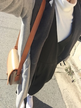 「CELINE」｜「アイテム（オールインワン・サロペット）」を使った、ｎ.さん（レディース・158cm）の冬コーディネート