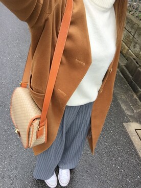「HERE'S（HERE'S）のアイテム（ジャケット/アウター）」を使った、ｎ.さん（レディース・158cm）の冬コーディネート