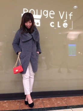 nishiyamaさん（レディース・156cm）の冬コーディネート