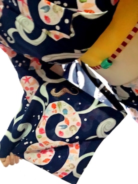 「ふりふ」｜「アイテム（浴衣）」を使った、みかこさん（レディース・166cm）の夏コーディネート