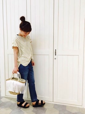 「LIPSTAR（リップスター）のアイテム」を使った、lipstar_officialさん（レディース・153cm）の春コーディネート