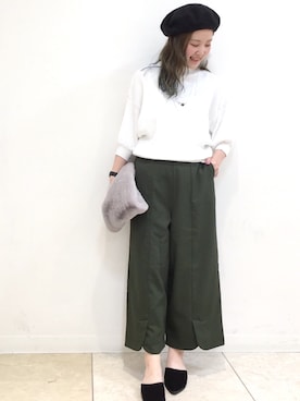 「LIPSTAR（リップスター）のアイテム（ニット/セーター）」を使った、lipstar_officialさん（レディース・156cm）の秋コーディネート