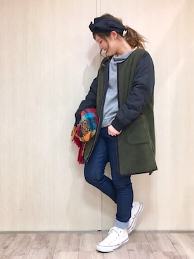 「リップスター」｜「アイテム（その他アウター）」を使った、lipstar_officialさん（レディース・150cm）の秋コーディネート