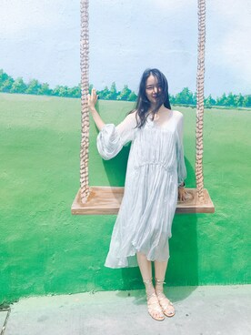 「splendid（スプレンディッド）のアイテム」を使った、屁颠屁颠蓝星人YYさん（レディース・160cm）の夏コーディネート